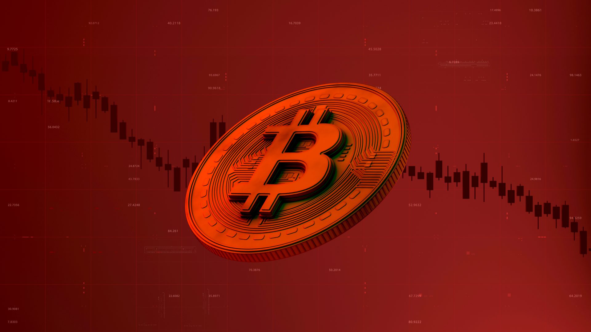 Sextou bitcoin BTC em queda criptomoeda não sustenta o patamar