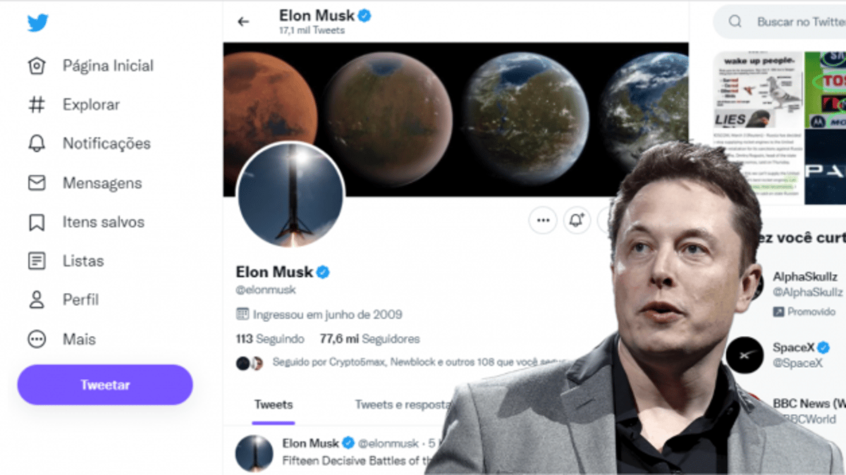 Dez anos de Elon Musk no twitter confira tweets mais famosos do bilionário