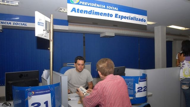 Posto de atendimento do INSS