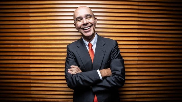 Sergio Rial, presidente do banco Santander, na sede do Banco em São Paulo