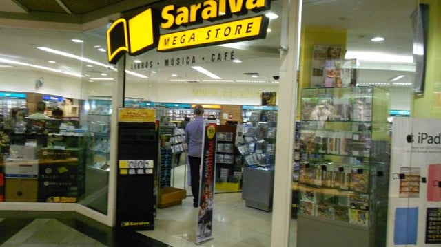 Fachada de loja Livraria Saraiva
