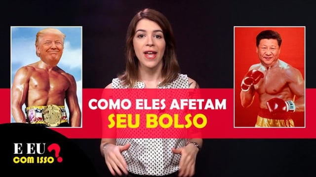 Capa do vídeo sobre como a guerra comercial entre EUA e China afetam os investimentos