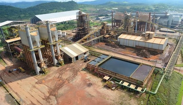 Vista aérea da unidade operacional Onça Puma, em Ourilândia do Norte (PA)