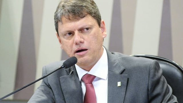 Ministro da infraestrutura, Tarcísio Gomes de Freitas