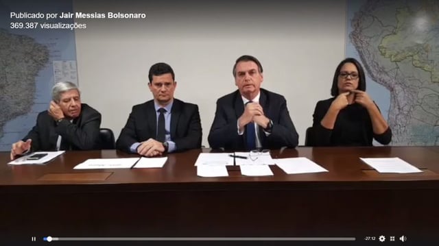 Bolsonaro e sergio moro