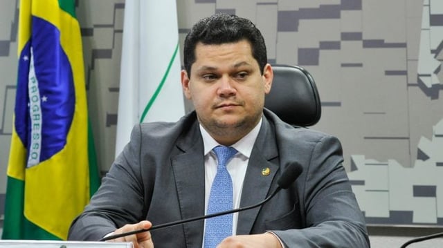 Presidente do Senado, Davi Alcolumbre (DEM-AP)