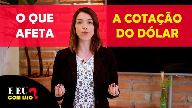 Capa do vídeo sobre o sobe e desce do dólar