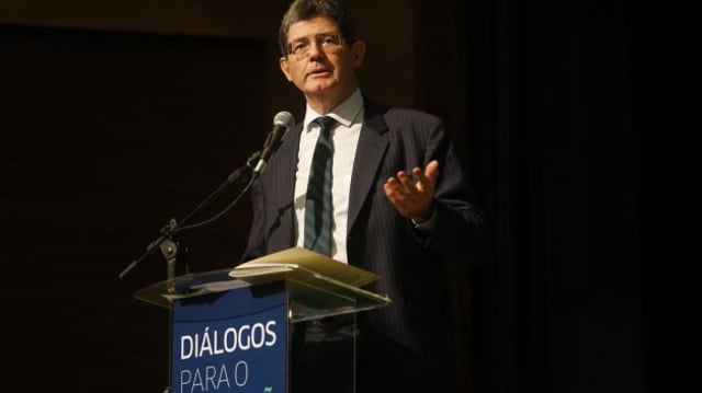 Joaquim Levy, ex-presidente do BNDESem encerramento do seminário Diálogos para o Amanhã
