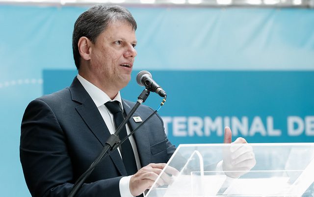 Tarcísio de Freitas, ministro da infraestrutura do governo Bolsonaro