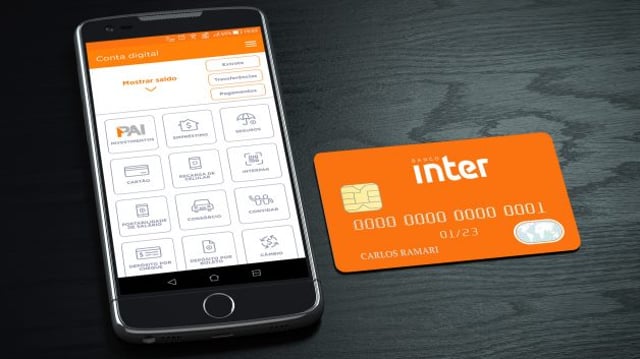 Banco Inter - Cartão - Celular
