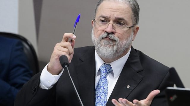 Augusto Aras em sabatina na Comissão de Constituição, Justiça e Cidadania (CCJ) do Senado