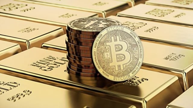 Ouro e bitcoin