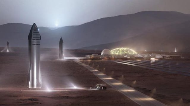 SpaceX em Marte