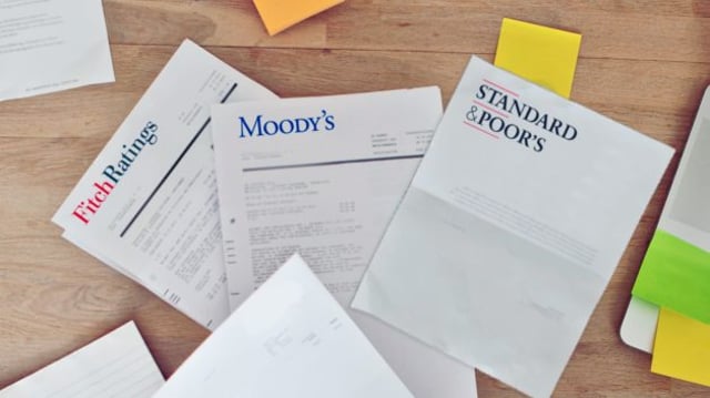 Agências de classificação de ratings Moody's, Standard&Poor's e Fitch