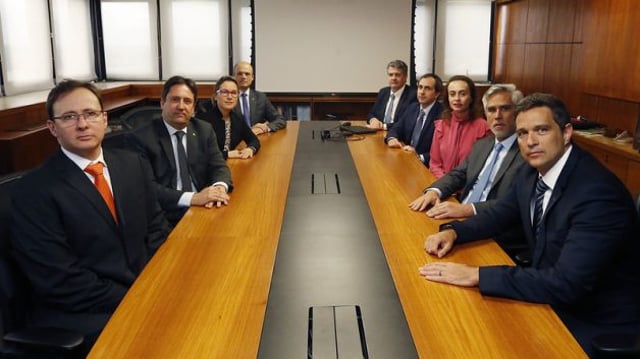 Diretores do Banco Central em reunião do Copom