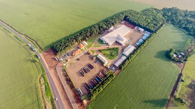 Unidade de produção da Fertilizantes Heringer no Mato Grosso do Sul