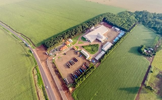 Unidade de produção da Fertilizantes Heringer no Mato Grosso do Sul