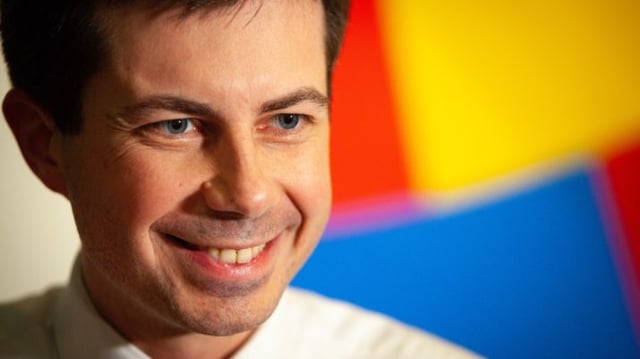 O pré-candidato democrata Pete Buttigieg