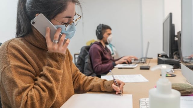 trabalho escritório coronavírus