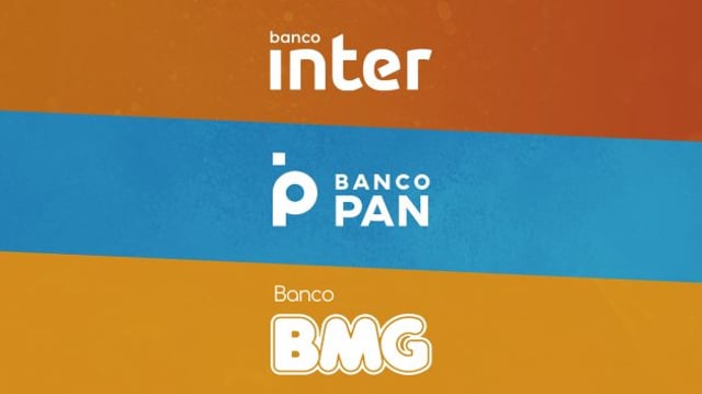 Bancos Inter - Pan - BMG - Logos