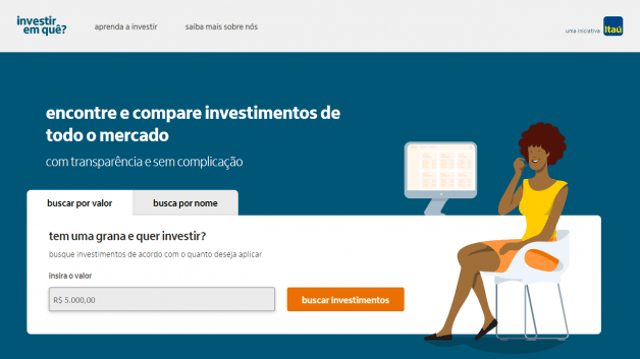 Itaú Investir em Quê site