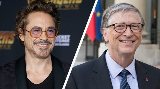 Bill Gates Robert Downey Jr