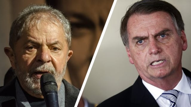 Montagem com fotos de Lula e Jair Bolsonaro; como eleições movimentam bolsas e o Ibovespa