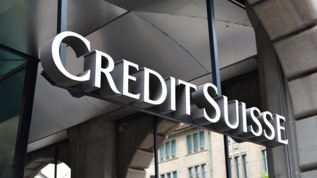 Fachada do Credit Suisse, que gere fortunas e fundos imobiliários no Brasil