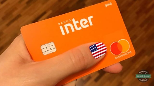 Banco Inter cartão bandeira americana