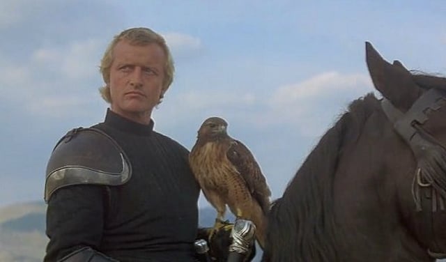 O ator Rutger Hauer em "O Feitiço de Áquila"