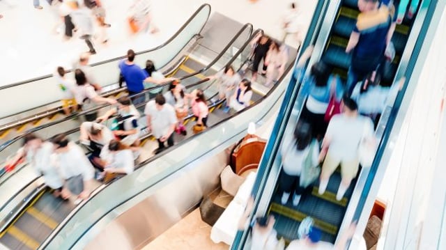 escadas rolantes de shopping center | brMalls Aliansce