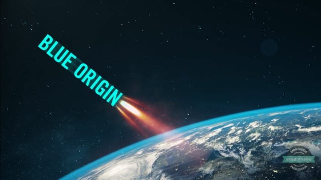 Blue Origin Espaço Logo Foguete Terra