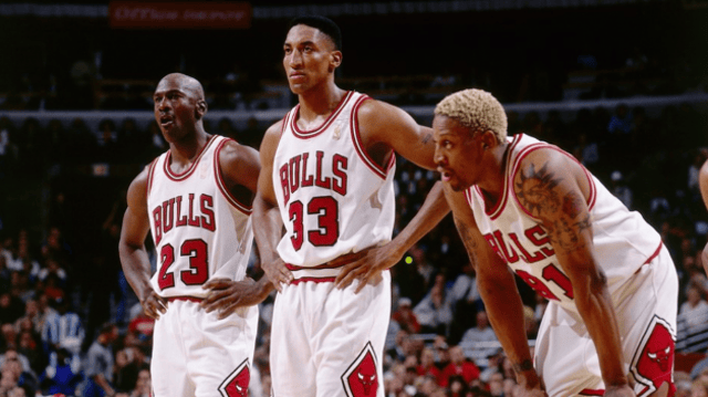 Jordan, Pippen e Rodman