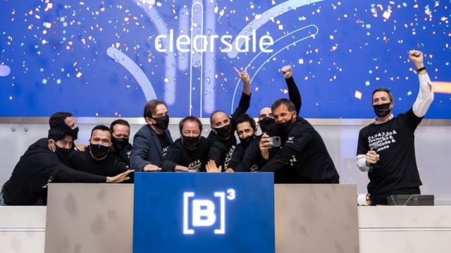 Estreia da ClearSale na B3 após IPO CLSA3