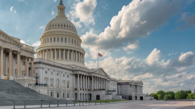 The,United,States,Capitol,Building,At,Sunset,,Washington,Dc,,Usa.