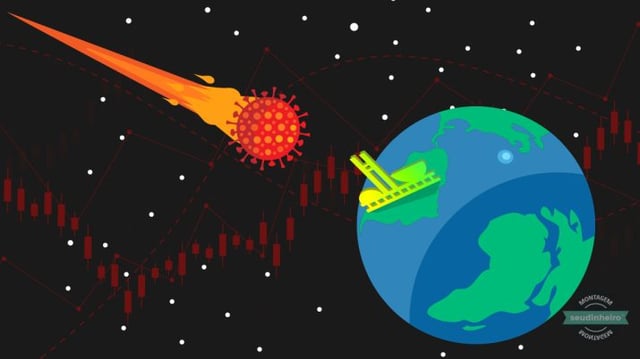 A variante delta, em forma de um meteoro, vai em direção à Brasília