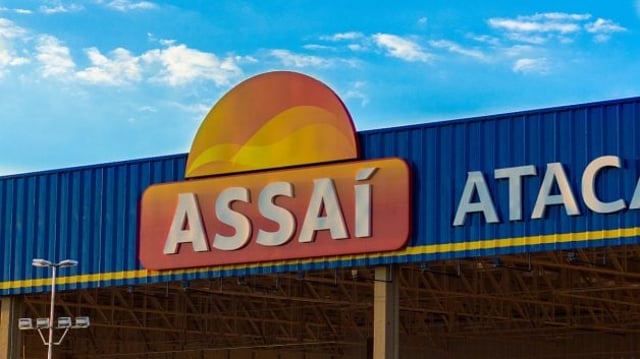 Fachada de loja do Assaí (ASAI3), supermercadista do tipo 'atacarejo'