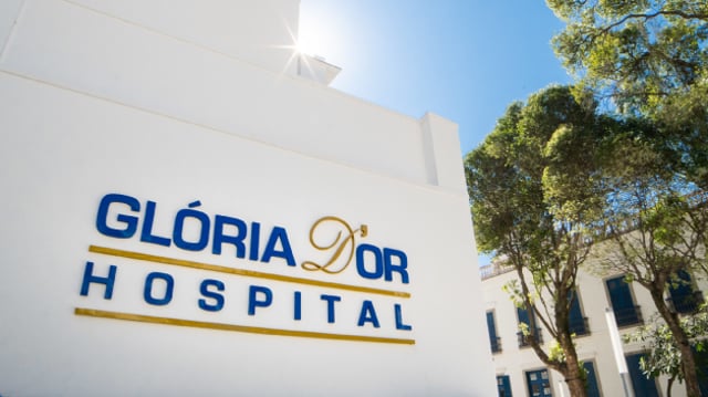 Fachada do hospital Glória D'Or, no Rio de Janeiro, pertencente à Rede D'Or (RDOR3). A empresa, que já é acionista da Qualicorp (QUAL3) chegou a um acordo para compra da SulAmerica (SULA11)