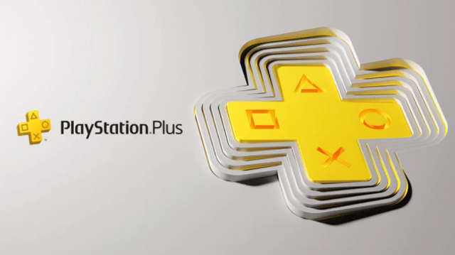 Botões amarelos do console do Playstation com logo do Playstation ao lado