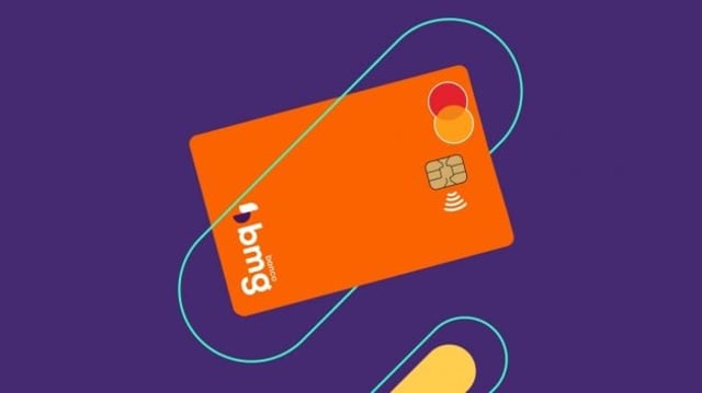 Cartão de crédito laranja do banco BMG