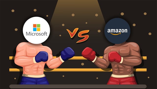 microsoft vs amazon