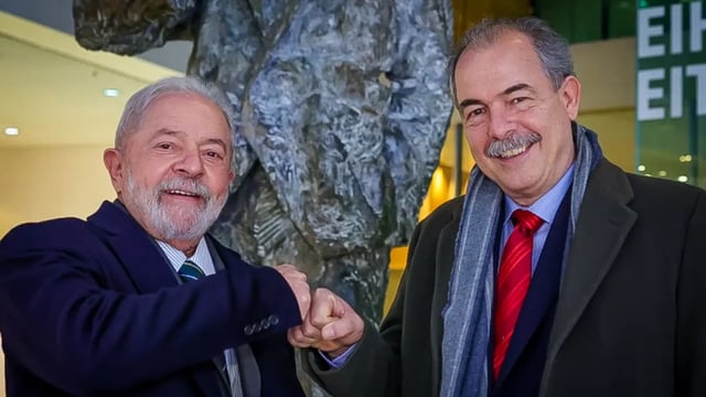 Lula e Mercadante (PT)