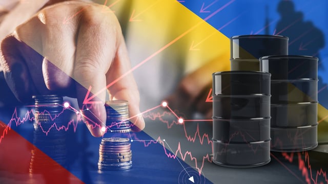 Petróleo guerra na ucrânia queda preços commodity