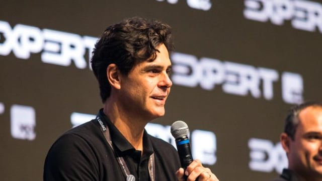 Guilherme Benchimol, fundador da XP, durante a abertura da Expert XP 2022