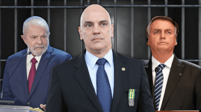 Alexandre de Moraes, Lula e Bolsonaro