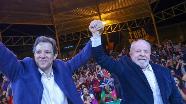 Fernando Haddad e Luiz Inácio Lula da Silva lula haddad déficit fiscal 2024 zero