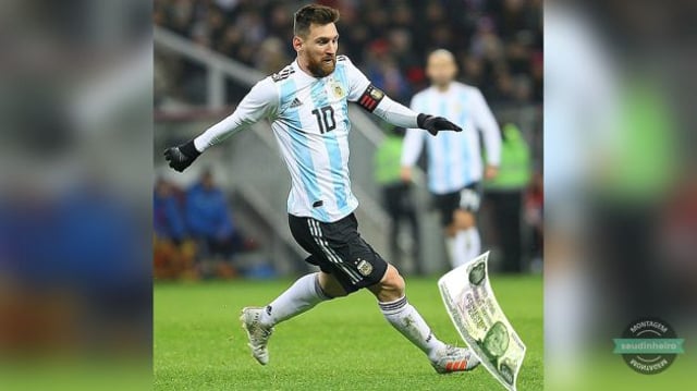 Messi e o peso argentino