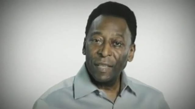 Pelé em campanha publicitária da BM&FBovespa em 2010