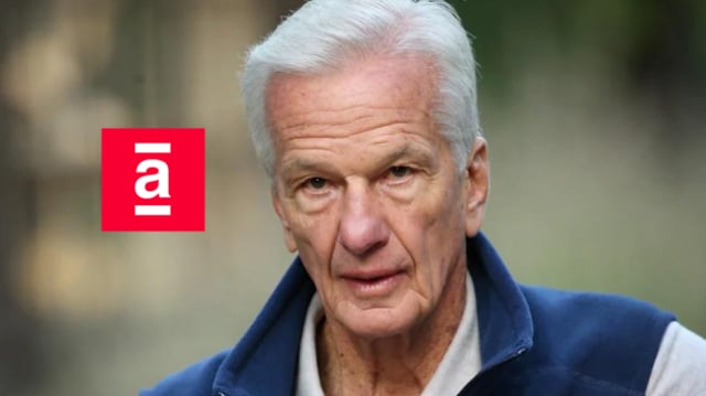 Montagem com Jorge Paulo Lemann e o logo da Americanas (AMER3)