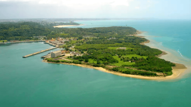 Foto da base naval de Aratu, Bahia
